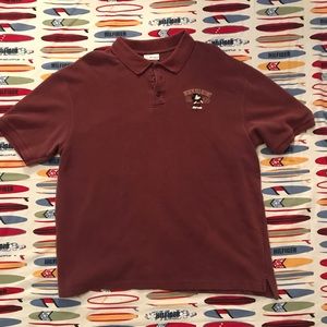 Burgundy DisneyLand Resort Polo XL